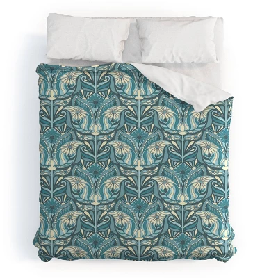 Jenean Morrison Mirror Image Duvet Cover Set Blue - Deny Designs 3 Jenean Morrison Mirror Image Duvet Cover Set Blue - Deny Designs - Image 3