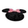 Minnie Mouse Minnie Shaped Rug Pink/Black