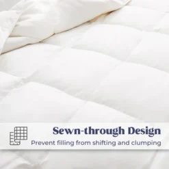 Peace Nest Light & All-season Warmth White Goose Down Comforter Duvet Insert With 360TC Fabric -Bedding Discounts GUEST 68e43e73 b01b 4d24 b84e 100917d329b5