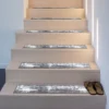 World Rug Gallery Distressed Contemporary Bohemian Non-Slip Stair Treads