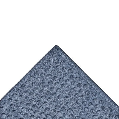 4'x6' Solid Dotted Doormat Blue - HomeTrax 2 4'x6' Solid Dotted Doormat Blue - HomeTrax - Image 2