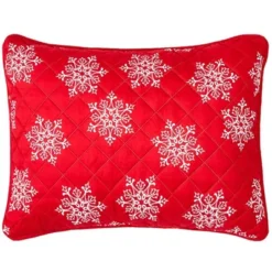 The Lakeside Collection Red Snowflake Quilt Set With Shams - Full/Queen -Bedding Discounts GUEST 6a07a093 31a7 4d3b ba1d 8b76b9b0629e