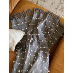 50"x60" Woven Loop Throw Blanket - Design Imports -Bedding Discounts GUEST 6bb9989f e5e7 4b5e 9c56 9096c51efe80