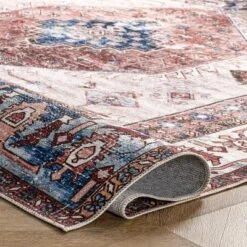 NuLOOM Eliza Machine Washable Traditional Medallion Area Rug -Bedding Discounts GUEST 6c317bd2 bdfa 4234 8a64 37217b1cf167