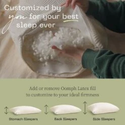 Coop Home Goods Extra Oomph Latex Pillow Fill, 1/2 Lb Bag Of Cross-Cut Talalay Latex & Microfiber Fill, Supportive, Naturally Cooling, Eco-Friendly 8 Coop Home Goods Extra Oomph Latex Pillow Fill, 1/2 Lb Bag Of Cross-Cut Talalay Latex & Microfiber Fill, Supportive, Naturally Cooling, Eco-Friendly -Bedding Discounts GUEST 6cbf3847 4fde 416e b683 7f5254a1890c