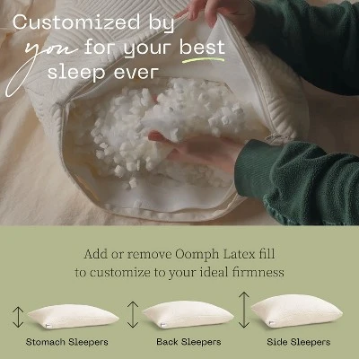 Coop Home Goods Extra Oomph Latex Pillow Fill, 1/2 Lb Bag Of Cross-Cut Talalay Latex & Microfiber Fill, Supportive, Naturally Cooling, Eco-Friendly 3 Coop Home Goods Extra Oomph Latex Pillow Fill, 1/2 Lb Bag Of Cross-Cut Talalay Latex & Microfiber Fill, Supportive, Naturally Cooling, Eco-Friendly - Image 3