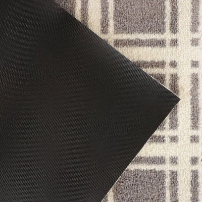 2'x3' ColorStar Prairie Grid Door Mat Gray - Bungalow Flooring 5 2'x3' ColorStar Prairie Grid Door Mat Gray - Bungalow Flooring - Image 5