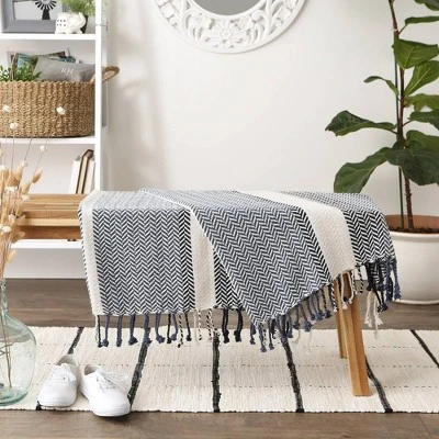 50"x60" Bold Herringbone Throw Blanket - Design Imports 4 50"x60" Bold Herringbone Throw Blanket - Design Imports - Image 4