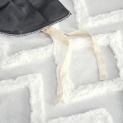 3pc Mila Cotton Duvet Cover Set With Chenille Tufting - Ink+Ivy -Bedding Discounts GUEST 7182d4fb f878 403e 9efe c19877b0e770