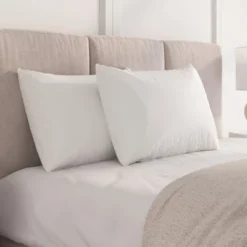 FONTOI Twin Pack Bed Pillows, Soft & Breathable Bed Pillows For Home, Hotel, White, 20"*8"*28" -Bedding Discounts GUEST 727813ce 7cce 40ef 8a7a ba95eff7a25c