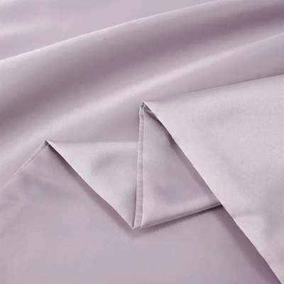 PiccoCasa Body Soft Solid For Hair And Skin Pillow Cases Light Lilac 20"x54" 3 PiccoCasa Body Soft Solid For Hair And Skin Pillow Cases Light Lilac 20"x54" - Image 3
