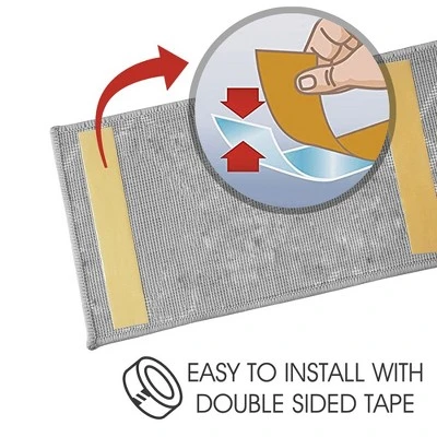 Sussexhome Modern Collection Non-Slip Carpet Stair Treads For Wooden Steps, 9" X 28" 4 Sussexhome Modern Collection Non-Slip Carpet Stair Treads For Wooden Steps, 9" X 28" - Image 4