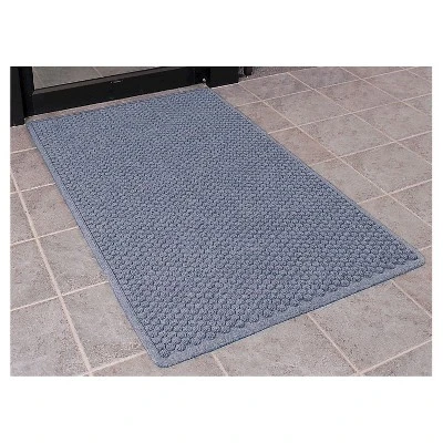 4'x6' Solid Dotted Doormat Blue - HomeTrax 3 4'x6' Solid Dotted Doormat Blue - HomeTrax - Image 3