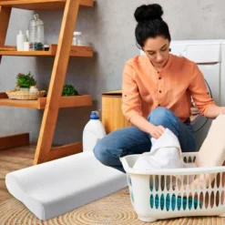 Cheer Collection Contour Memory Foam Pillow With Washable Cover - White 11 Cheer Collection Contour Memory Foam Pillow With Washable Cover - White -Bedding Discounts GUEST 763e8376 1a61 442f a324 af2dad109925