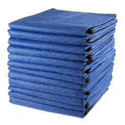 Stalwart 12-Pack 80x73-Inch Moving Blankets, Blue -Bedding Discounts GUEST 77d1ff2a 7fe6 4225 8048 bfb1daf3f054