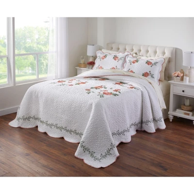 BrylaneHome Rose Bedspread 1 BrylaneHome Rose Bedspread