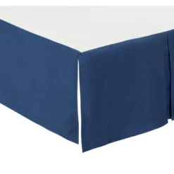 Everyday Kids Navy Blue Pleated Crib Skirt – 100% Cotton, Split Corners, 14" Drop, Fits Standard Cribs, Nursery Bedding For Boys And Girls 9 Everyday Kids Navy Blue Pleated Crib Skirt – 100% Cotton, Split Corners, 14" Drop, Fits Standard Cribs, Nursery Bedding For Boys And Girls -Bedding Discounts GUEST 7aa5589b 8ffe 4f77 9dde 8dc84748fdf2