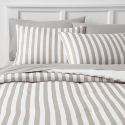 Stripe Microfiber Reversible Comforter & Sheet Set Gray - Room Essentials™ 15 Stripe Microfiber Reversible Comforter & Sheet Set Gray - Room Essentials™ -Bedding Discounts GUEST 7adc7c7f 4748 4bb9 b8a9 3903f5534a0a