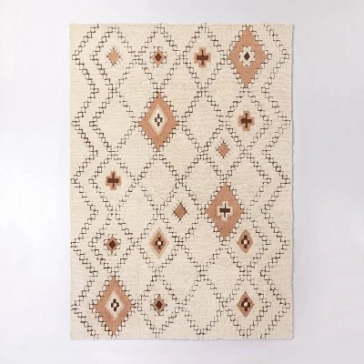 Northridge Hand Tufted Wool Shag Diamond Area Rug - Threshold™ Designed With Studio McGee 9 Northridge Hand Tufted Wool Shag Diamond Area Rug - Threshold™ Designed With Studio McGee - Image 9