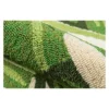 Veranda Bracegirdle Leaf Hooked Accent Rug - Momeni