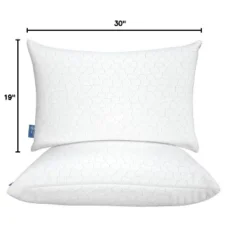 Itopfox Cooling Pillows For Sleeping 2 Pack, Shredded Memory Foam Bed Pillows, Cool Gel Pillow For Hot Sleepers Adjustable Firm Pillow For Side, Back -Bedding Discounts GUEST 7fd0ac4e 559b 4359 994a 2c661420c041