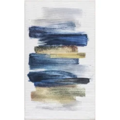 Nourison Washables Abstract Brushstroke Indoor Non-Skid Area Rug -Bedding Discounts GUEST 7ff5c9d4 fdc1 48be b95e e234ea5b953d
