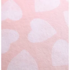 50"x70" Dotted Heart Plush Reversible Throw Blanket Pink - Betseyville -Bedding Discounts GUEST 80520ee5 18b0 4f4d 9bd4 359990b61f9e