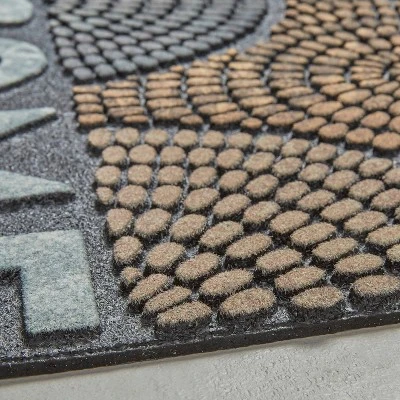 1'6"x2'6" 'Welcome' Doorscapes Doormat Gray - Mohawk 2 1'6"x2'6" 'Welcome' Doorscapes Doormat Gray - Mohawk - Image 2