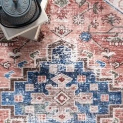 NuLOOM Eliza Machine Washable Traditional Medallion Area Rug -Bedding Discounts GUEST 808b834f 76bc 4610 990a bcc025da9bb6