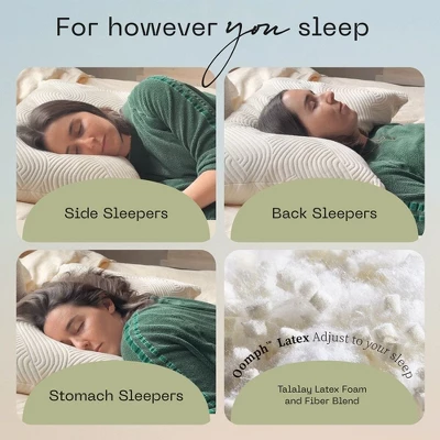 Coop Home Goods Extra Oomph Latex Pillow Fill, 1/2 Lb Bag Of Cross-Cut Talalay Latex & Microfiber Fill, Supportive, Naturally Cooling, Eco-Friendly 6 Coop Home Goods Extra Oomph Latex Pillow Fill, 1/2 Lb Bag Of Cross-Cut Talalay Latex & Microfiber Fill, Supportive, Naturally Cooling, Eco-Friendly - Image 6