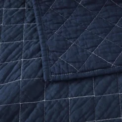 BAGOKIE Lightweight Navy Blue Diamond Quilt Set -Bedding Discounts GUEST 80c7b58b 806f 4722 ab0e e71328981c39