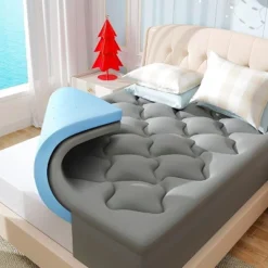 Dyonery 4 '' Double-layer Memory Foam Mattress Top, Cooling Gel Memory Foam And Top Mattress, Cooling And Comfortable, Suitable For 8-20 Inch Pockets -Bedding Discounts GUEST 818ea2cc c2b8 47b7 a218 7e4d023b4502