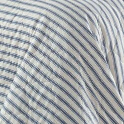 Willow Way Ticking Stripe Quilt & Sham Set - Stone Cottage -Bedding Discounts GUEST 8340f9a8 28e5 4435 aa45 779a1ff198ba