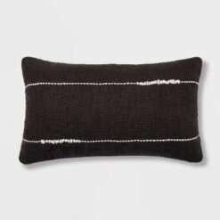 Embroidered Thin Line Lumbar Throw Pillow - Threshold™ 10 Embroidered Thin Line Lumbar Throw Pillow - Threshold™ -Bedding Discounts GUEST 83519d45 3b50 42e9 acdb 2aa37482f1a7
