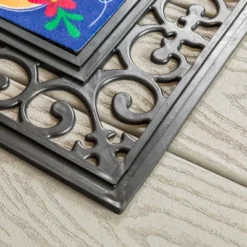 Evergreen Indoor Outdoor Doormat Bundle Set Of 5 - Frame And 4 Welcome Seasonal Inserts Pumpkins Lemonade Snowman Floral -Bedding Discounts GUEST 83975a99 2165 4d07 8174 c8e0c8c4f0c7