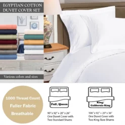 Premium Cotton 1000 Thread Count Solid 3 Piece Duvet Cover Set With Pillow Shams By Blue Nile Mills -Bedding Discounts GUEST 8436ea37 69d7 4416 855d 549bd2a8564b