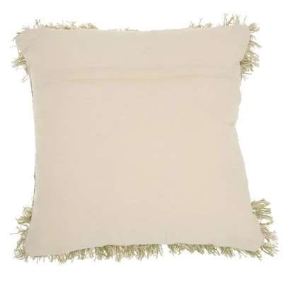 20"x20" Oversize Life Styles Criss Cross Stitched Square Throw Pillow - Mina Victory 2 20"x20" Oversize Life Styles Criss Cross Stitched Square Throw Pillow - Mina Victory - Image 2