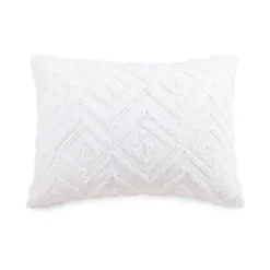 Teen Diamond Clip Dot Comforter Set White - Makers Collective