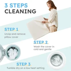 Dronery 8"Bed Wedge Triangle Pillow With Soft Memory Foam And Washable Cover,For Acid Reflux,Heartburn,Back Pain Relief,Snoring,Sleep Apnea And Gerd 16 Dronery 8"Bed Wedge Triangle Pillow With Soft Memory Foam And Washable Cover,For Acid Reflux,Heartburn,Back Pain Relief,Snoring,Sleep Apnea And Gerd -Bedding Discounts GUEST 86c93fd8 6e98 453a a314 ff6f01244823