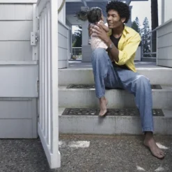 Nature Spring 1'2"x2'2" Rectangle Floor Mat - Black -Bedding Discounts GUEST 86dc60f7 e0fb 446e 9a87 8a1f67fd3da4