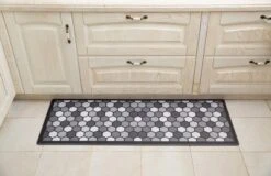 J&V TEXTILES 20" X 55" Oversized Cushioned Anti-Fatigue Kitchen Runner Mat (Geo)