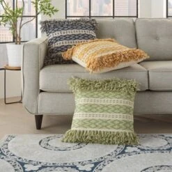 20"x20" Oversize Life Styles Criss Cross Stitched Square Throw Pillow - Mina Victory 11 20"x20" Oversize Life Styles Criss Cross Stitched Square Throw Pillow - Mina Victory -Bedding Discounts GUEST 897c272b 5b74 4eea a3b7 bbb33d338c3e