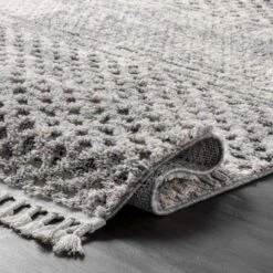 Nuloom Lira Solid 4x6 Indoor Area Rug For Living Room Bedroom Dining Room Kitchen, Grey/Ivory -Bedding Discounts GUEST 8bdd1673 1602 42ab 801b 65a3eeeb372f