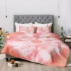Full/Queen Amy Sia Tie Dye Comforter Set Pink - Deny Designs