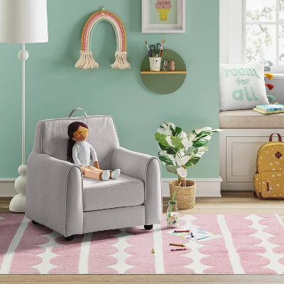 4'x5'6" Scallop Kids' Rug Purple - Pillowfort™: Cotton, Machine Washable, Medium Pile, Kids Bedroom Decor 1 4'x5'6" Scallop Kids' Rug Purple - Pillowfort™: Cotton, Machine Washable, Medium Pile, Kids Bedroom Decor