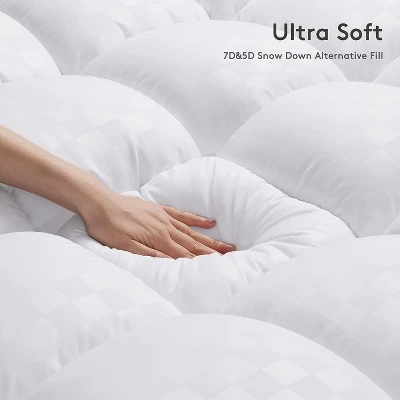 Aghana Digitals Queen Mattress Pad Cover For Back Pain With Deep Pocket 3 Aghana Digitals Queen Mattress Pad Cover For Back Pain With Deep Pocket - Image 3