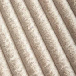 Evo Bytes 3 Pieces Fluffy Striped Duvet Cover Set Super Soft Faux Fur Winter Warm Fuzzy Fleece Bedding Set-King Duvet Cover + 2 King Pillowcases-Beige -Bedding Discounts GUEST 8f362c5a 17a1 4473 b0e0 34139a52b559