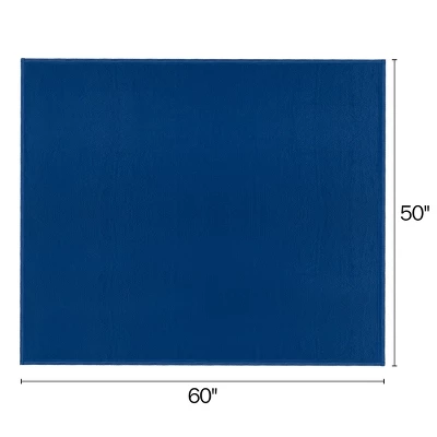 Fleece Throw Blanket-Set Of 2-Navy Blue & Sand Plush 60"x50" Blankets- Soft & Cozy For Travel, Outdoor Events &Lounging On The Sofa By Hastings Home 1 Fleece Throw Blanket-Set Of 2-Navy Blue & Sand Plush 60"x50" Blankets- Soft & Cozy For Travel, Outdoor Events &Lounging On The Sofa By Hastings Home