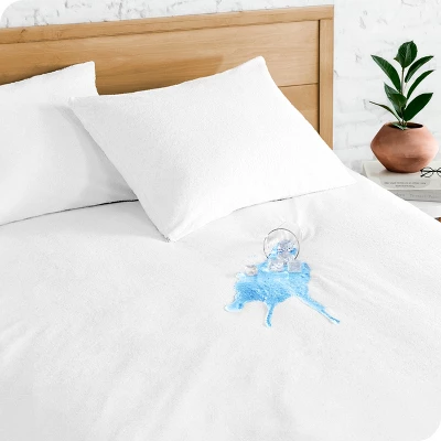 Breathable Waterproof Mattress Protector By Bare Home 1 Breathable Waterproof Mattress Protector By Bare Home