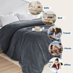 Hyleory CozyFluff Flannel Throw Blanket - Ultra-Soft, Warm & Lightweight With 4 Sizes 17 Hyleory CozyFluff Flannel Throw Blanket - Ultra-Soft, Warm & Lightweight With 4 Sizes -Bedding Discounts GUEST 90d73430 bb53 4907 a657 7d57f80ae145